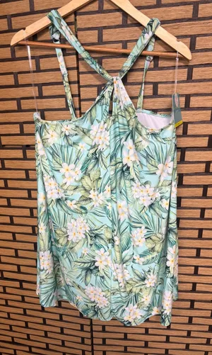 Bal harbour mint floral swim dress size 18 thumbnail 1