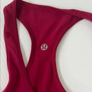 Lululemon Women's Pink Racerback Tank Top thumbnail 3