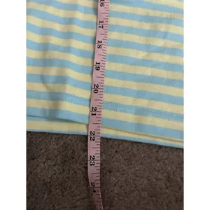 Daily Drills Women’s Malibu + Lemonade Striped Long Sleeve Top & Shorts Set M thumbnail 5