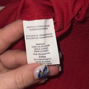 ✨Jolt Red Jogger Belted Pants✨ thumbnail 6