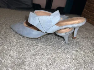 Blue Kitten Heels Size 8 thumbnail 5