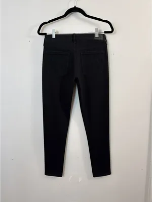 American Eagle Women’s Jegging Jeans Size 8 Reg Black Super Stretch Distressed thumbnail 2
