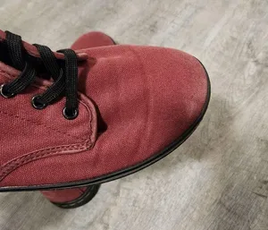 Dr. Martens Storeditch Red Canvas Lace Up Boots Size EU 41 thumbnail 9