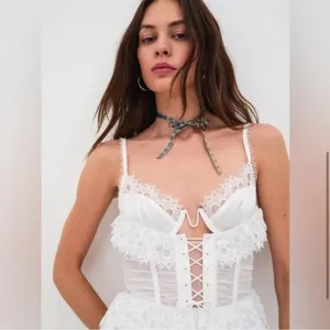For Love & Lemons Underwire Bridal Sexy Corset Party Fancy Prom Mini Dress NWT S thumbnail 6