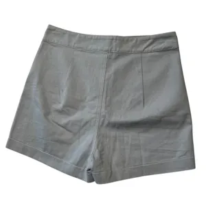 Altar'd State Women's M Blue Chino High Rise Shorts Casual Classic Cotton Summer thumbnail 3