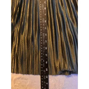 Sugar + Lips Sage Pleated Skirt Size L thumbnail 9