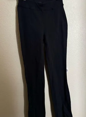 Alo Yoga Airbrush Flutter Split Flare Full Length High-Waist Legging Black Small thumbnail 3