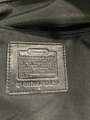 Coach Signature Mini Boston Shoulder Bag Leather Black Authentic Rare thumbnail 5