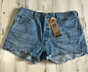 Levi’s 501 hi- rise shorts size 33. NWT thumbnail 1