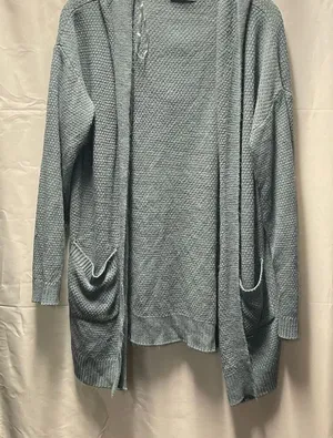Be Cool size M hooded cardigan seafoam green. thumbnail 1