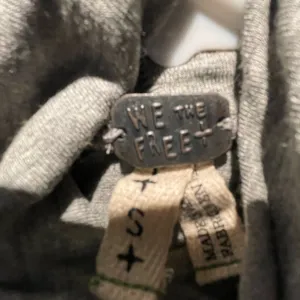 We The Free Heather Gray Oversized Turtleneck Batwing Top thumbnail 4