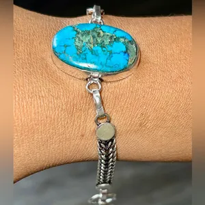 Cloud Mountain Turquoise Bracelet 7” thumbnail 4