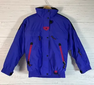 Vintage Slalom Sports Insulated Snow / Ski Jacket Women's Size 8 Waterproof thumbnail 1