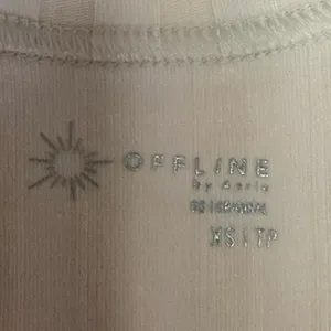 American Eagle Offline By Aerie Cream Sleeveless Scoop Neck Midi Tank Dress XS thumbnail 4