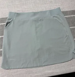 32 Degrees Cool Womens Athletic Skort Sage Green‎ Pockets Large thumbnail 1