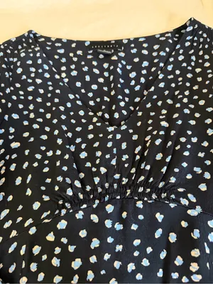Navy sanctuary spotted dress thumbnail 3