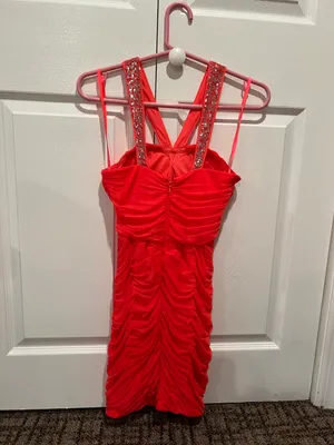 Sequin Dress Red Size XS thumbnail 4