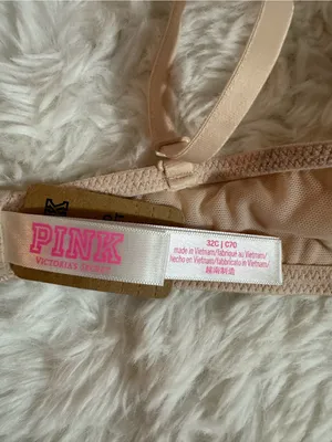PINK Victoria's Secret Super Push Up Bra in Beige Size 32C thumbnail 3