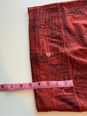 Lululemon Wunder Train High-Rise Crop 23" Lululemon Ombre Red Multi thumbnail 7