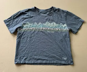 Life Is Good Mountain Landscape Crusher Tee thumbnail 1