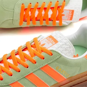 💚🧡NEW ADIDAS GAZELLE BOLD W Semi Green Spark, Screaming Orange & Core White thumbnail 4