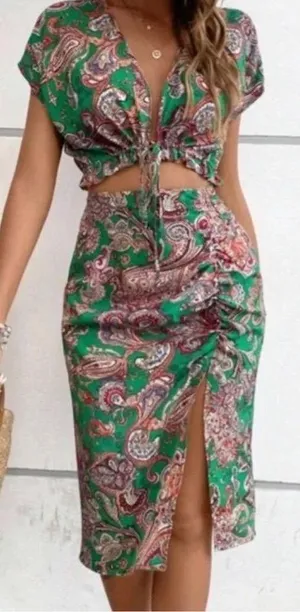 Floral skirt set thumbnail 2