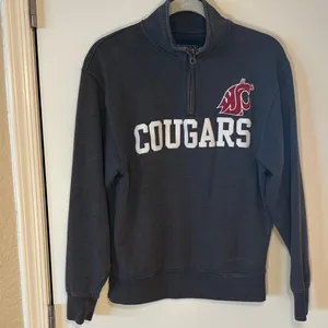 Jansport Black WSU Cougars Quarter-Zip Sweatshirt thumbnail 6