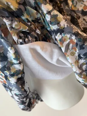 American Rag Camo Floral Abstract Strapless Dress thumbnail 3