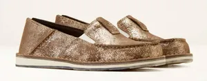 Ariat Women's 8 Antique Metallic Cruiser‎ Loafers Lightweight Comfort Leather thumbnail 1