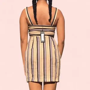 Nasty Gal Striped mini dress thumbnail 3