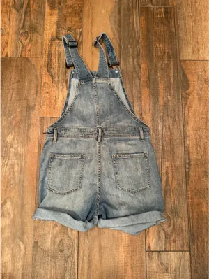 Gap Denim Overall Shorts Women’s thumbnail 4