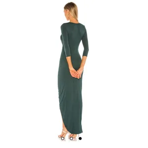 Lovers +‎ Friends Sundance Maxi Dress Everglade Green Size Small Wrap Bottom thumbnail 3