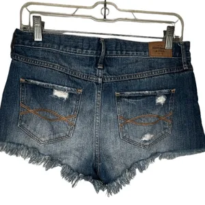Abercrombie Beaded Destroyed‎ Jean Shorts thumbnail 5