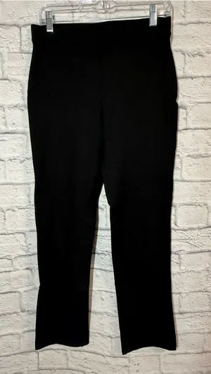 Quince Black Ultra Stretch Pointe Straight Leg Pants, Medium thumbnail 1