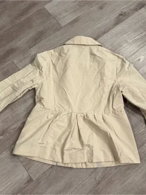 J.crew Peplum Cotton Blend Button Down Coat Size 6 thumbnail 7