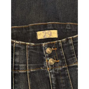 We The Free People Womens Jeans Blue Jayde Flare Denim High Rise Stretch Size 29 thumbnail 4
