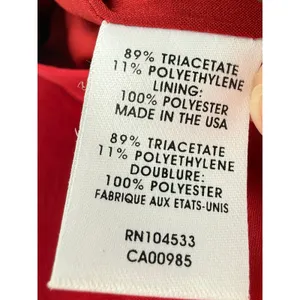 NWT Nanette Lepore Women's Scarlet Red Lace Up V-Neck Satin Sheath Dress Size 4 thumbnail 13