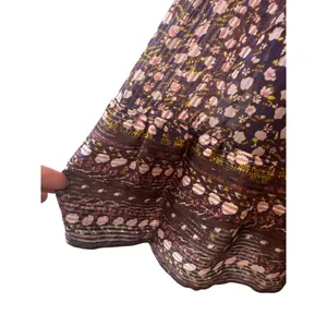 Ulla‎ Johnson Nyssa Silk Mini Dress Cocoa Burgundy Floral Size 4 thumbnail 9