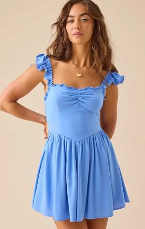 Altar’d state romper blue  thumbnail 1