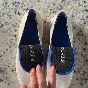 Rothy's The Sneaker Women 8.5 Sand Tan Minimalist Slip On Sustainable Shoes thumbnail 10
