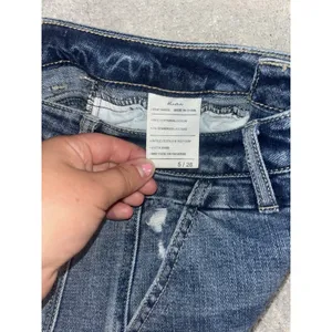 Kancan‎ Jeans Women's 5 / 26 Blue Skinny Frayed Hem Distressed thumbnail 4