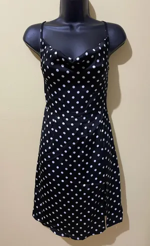 Black polka dot Cami dress New Size XS thumbnail 5