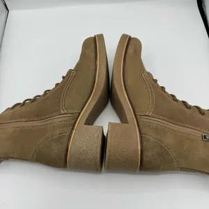 Blondo Tan Suede Waterproof Lace Up Combat‎ Boots Size 9 quality neutral staple thumbnail 7