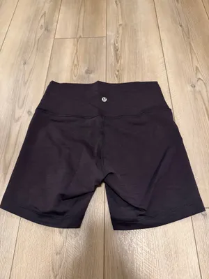 Black Wunder Train High-Rise Shorts Lululemon 6" thumbnail 2