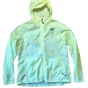 Neon Yellow North Face Rain Coat thumbnail 1