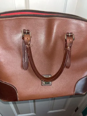 Dooney & Bourke Pebble Grain Leather Satchel with Crossbody Strap thumbnail 3