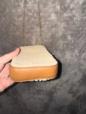 Steve Madden Sherpa Faux Fur Mini Crossbody Phone Bag thumbnail 7