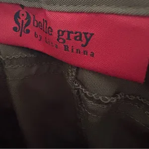 Belle Gray By Lisa Rinna Large Brown Pull On Pants Gorpcore Granola Girl thumbnail 7