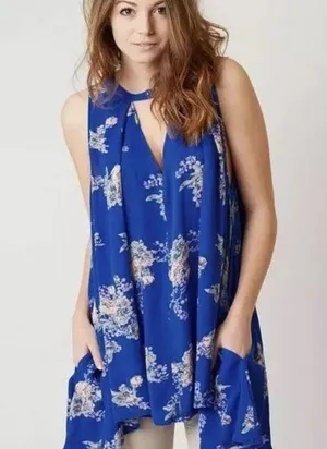 Free People Tree Swing Tunic Dress - S thumbnail 1