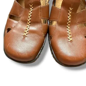 Naturalizer Fisherman Shoes Womens 7.5 Brown Leather Comfort Flats Mary Jane thumbnail 6